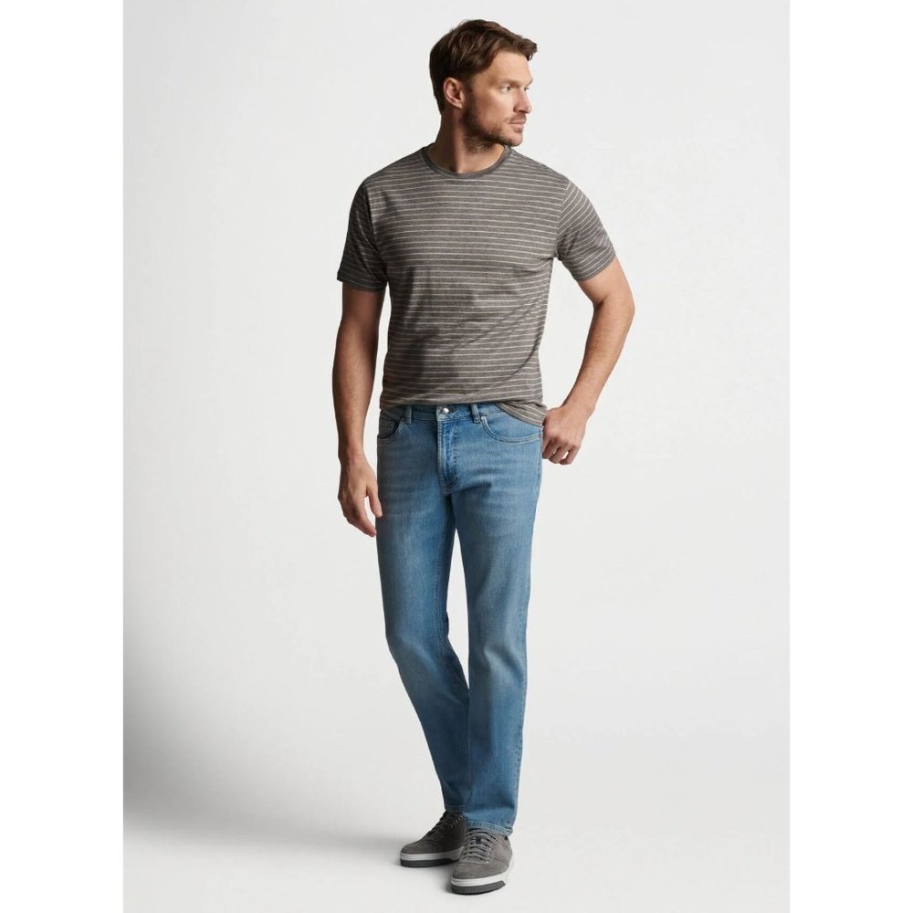 Peter Millar Colt Stripe T-Shirt Men’s XL Crown Crafted Gale New NWT $148 - Picture 6 of 13